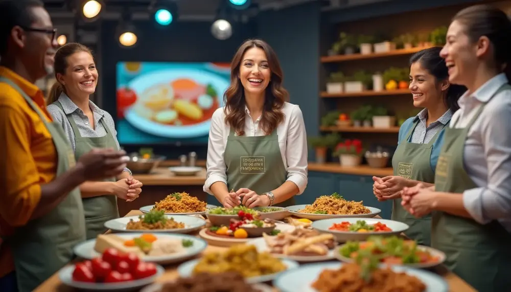Jeanette Biedermann überrascht ohne Babybauch in SAT.1-Show „Promi Taste“