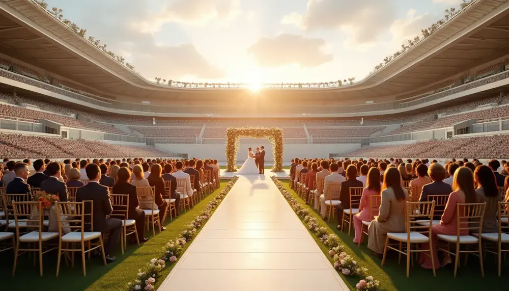 Taylor Swift heiratet im Stadion: Neuer Trend zu intimen Promi-Hochzeiten